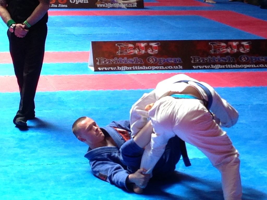 Jake compeiting in the final of BJJ 2013