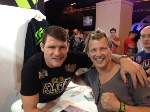 Micheal Bisping at he Body Expo