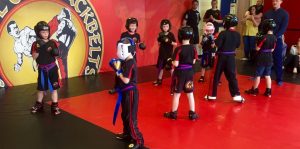 Kids Ninja Belt test